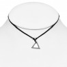 Collier triangle homme ZP0044