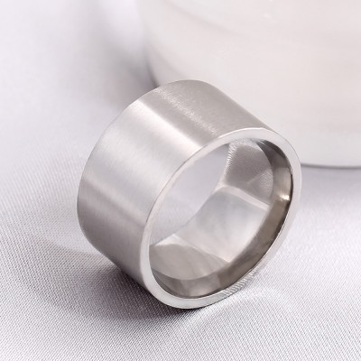 Bague homme acier ZR0103