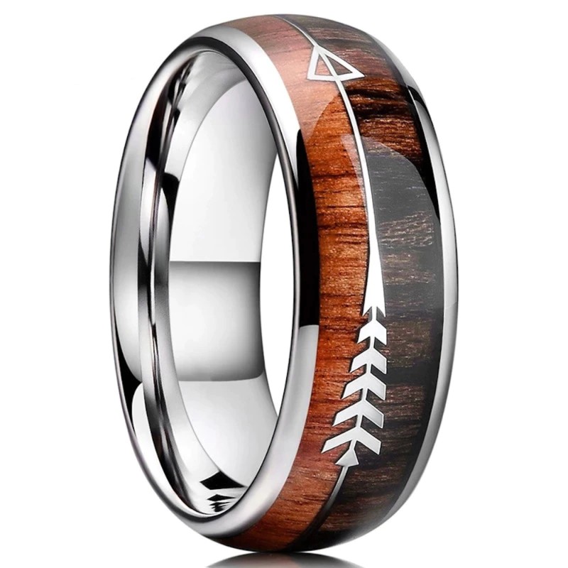 Bague Homme Lowell Acier Inoxydable, Motif Lazio, Taille 20, Moderne