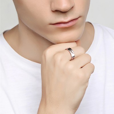 Bague homme en acier ZR0174