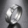 Bague homme en acier ZR0174