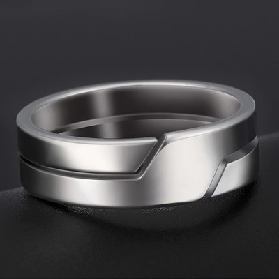 Bague homme en acier ZR0174