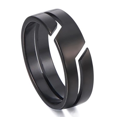 Bague homme en acier ZR0175