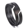 Bague homme en acier ZR0175