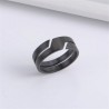 Bague homme en acier ZR0175