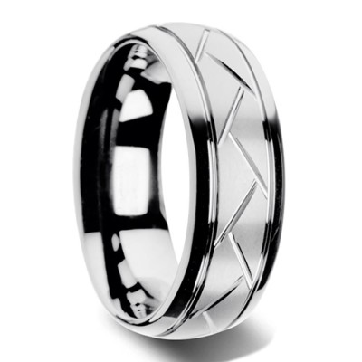 Bague homme en acier ZR0176