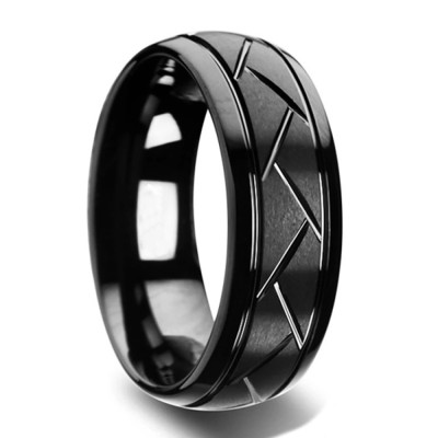 Bague homme en acier ZR0177