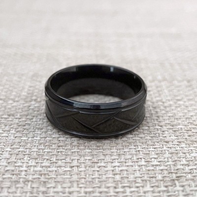 Bague homme en acier ZR0177